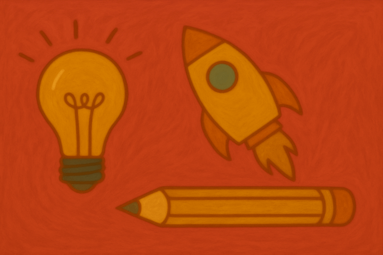 Criatividade não é talento — é permissão com método, isso é criatividade com intenção Criatividade não é talento — é permissão com método, isso é criatividade com intenção