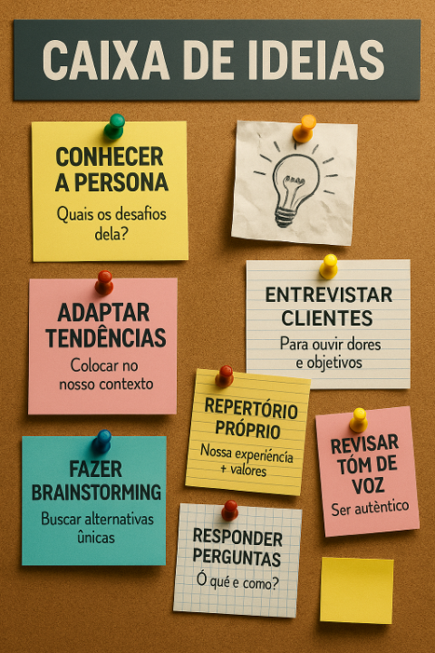 Tutorial prático: Como criar conteúdos originais sem cair na armadilha da cópia 20Falar de Social Media - Agência de Marketing Digital | Você já parou para pensar em quantos posts iguais vê todos os dias no Instagram, no LinkedIn ou até em blogs? É quase como entrar numa sala cheia de pessoas repetindo a mesma frase em uníssono.